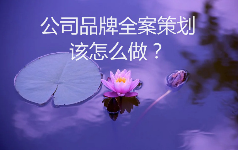 公司品牌全案策劃該怎么做？