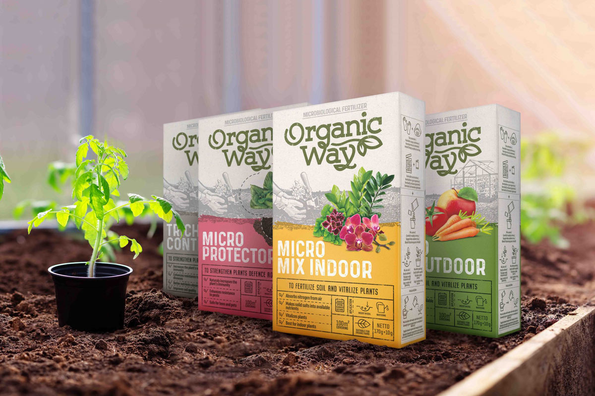 家庭園藝有機肥包裝設計