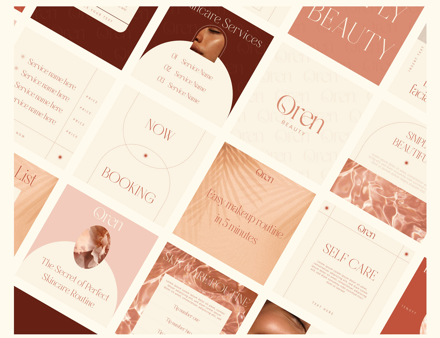 一套非常簡約的化妝品品牌設(shè)計(jì) 一套非常簡約的化妝品品牌設(shè)計(jì)