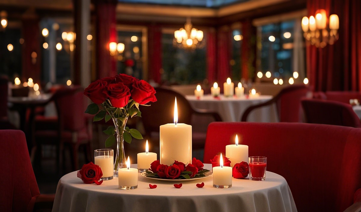餐飲企業(yè)情人節(jié)品牌調性布置方案-美御